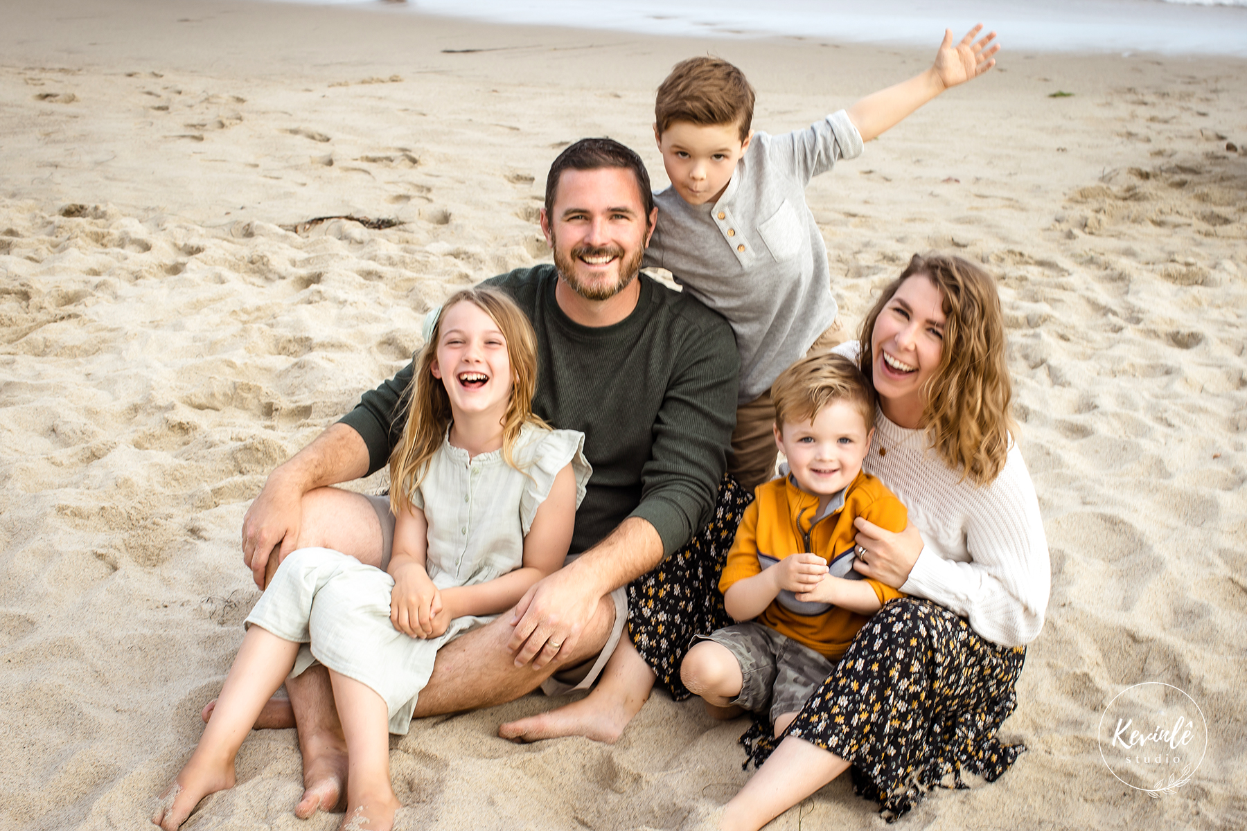 Family Vacation Beach Photo